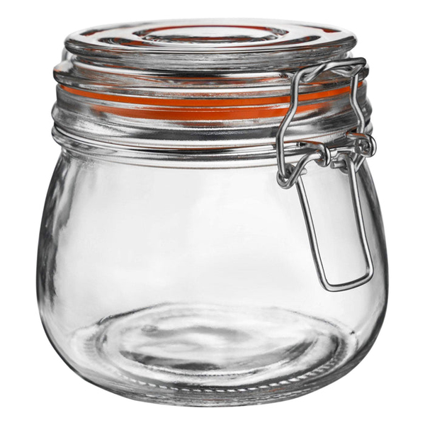 0.5l Preserving Jar W/Clip & Seal