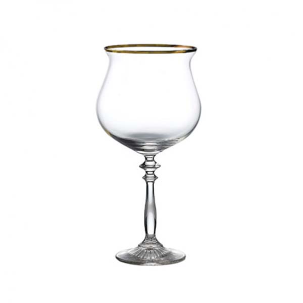 140286 21.75oz 1924 Gold Rim Gin Goblet