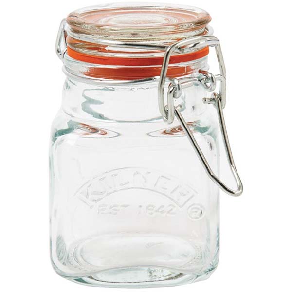 70ml Kilner Square Spice Jar Clip Top