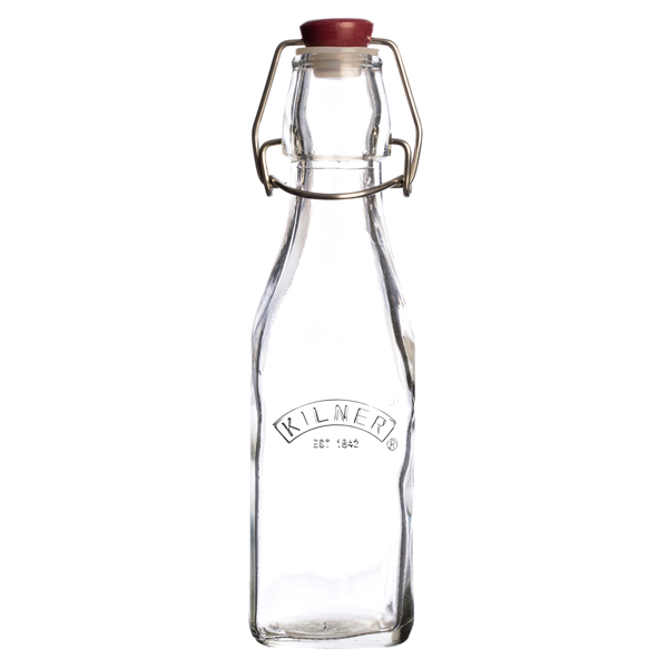 250ml Kilner Square Clip Top Bottle