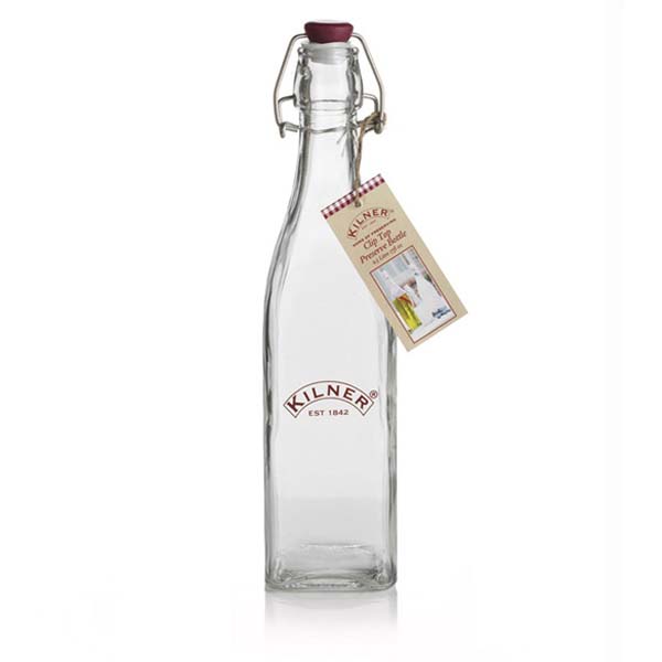 1l Kilner Square Clip Top Bottle