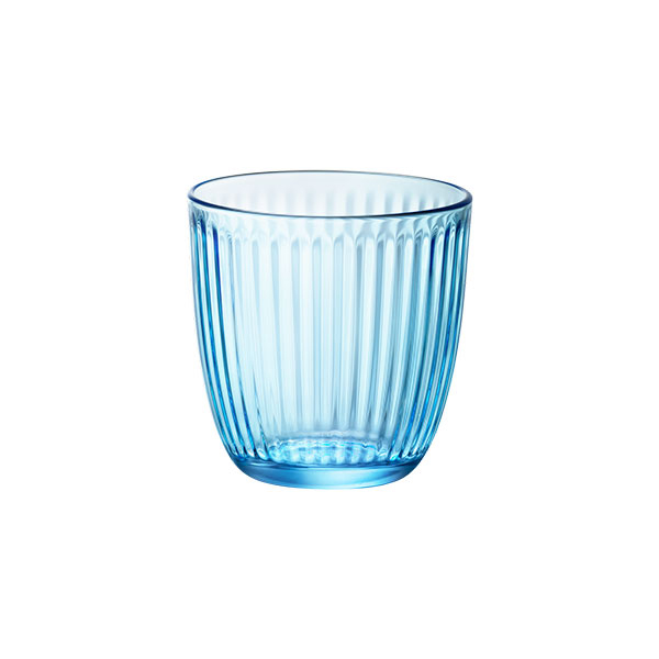 9.75oz Line Water Glass Blue