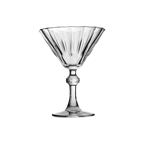 8oz Diamond Martini Glass