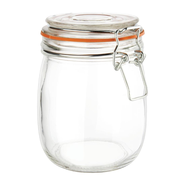 0.75l Preserving Jar W/Clip & Seal