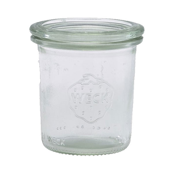 4.9oz Weck Lidded Jar & Lid