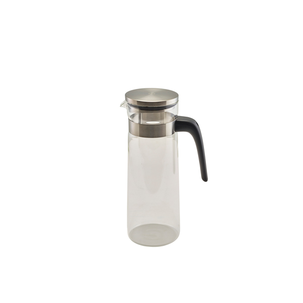 1.5l Glass Water Jug S/St Lid