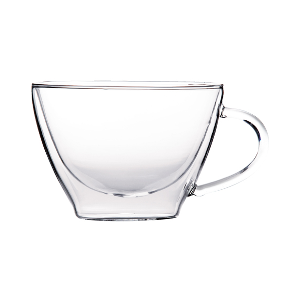 13.75oz Duos Glass Double Walled Latte Mug