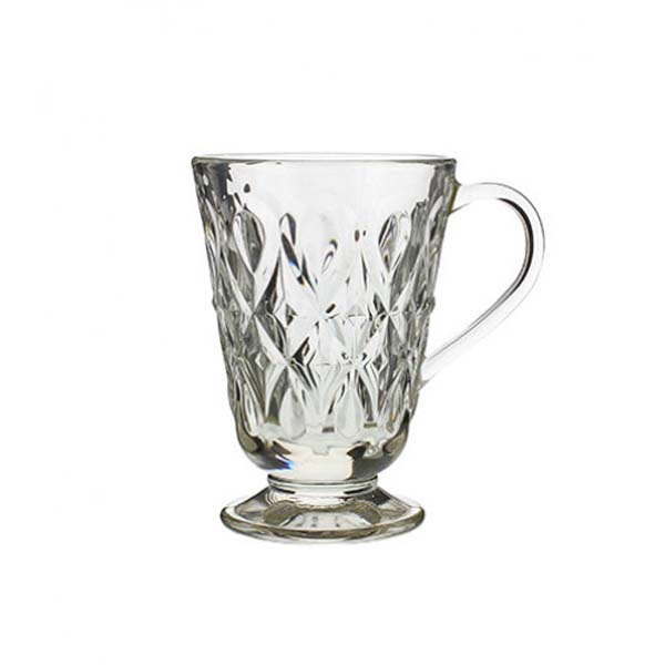 9oz Lyonnais Glass Coffee Mug