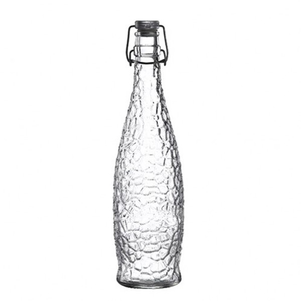 1315120 1l Glacier Bottle W/Clip Lid Clear