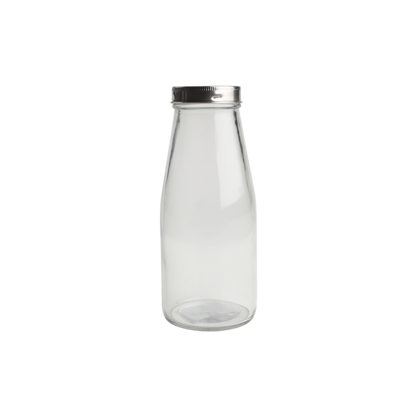 510ml Glass Bottle S/Steel Lid