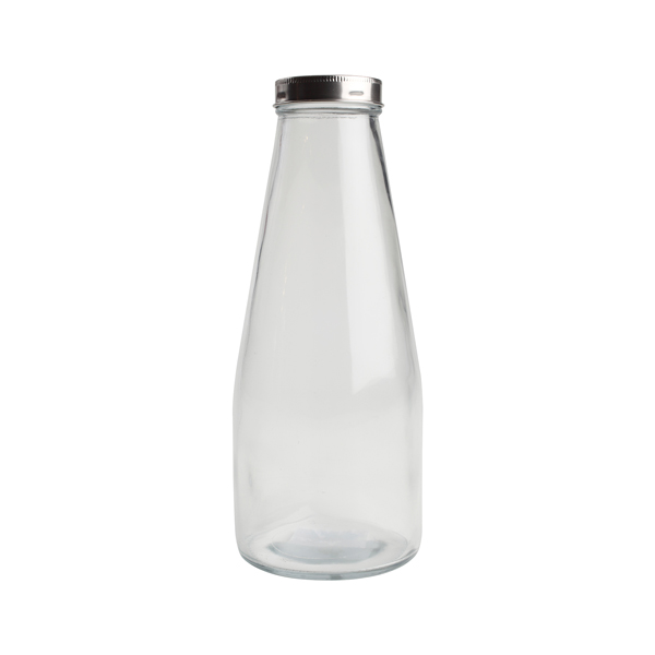 1010ml Glass Bottle S/Steel Lid