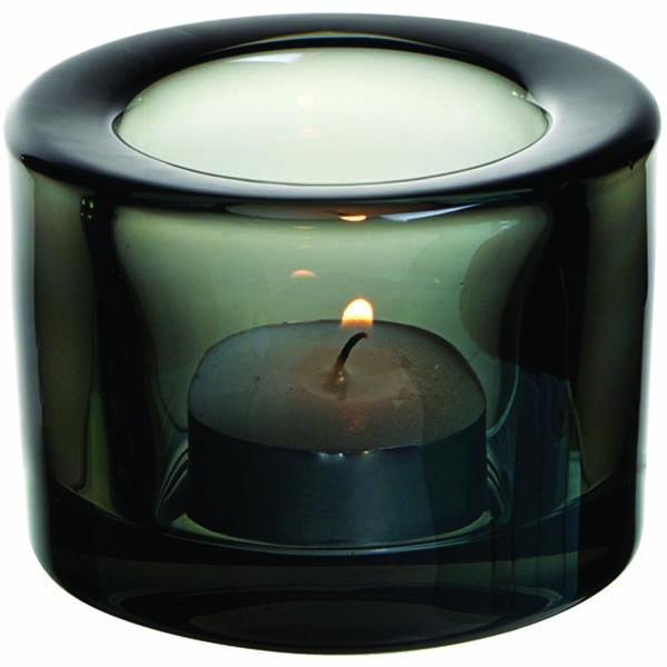 5.5cm Chunky Tealight Holder Black