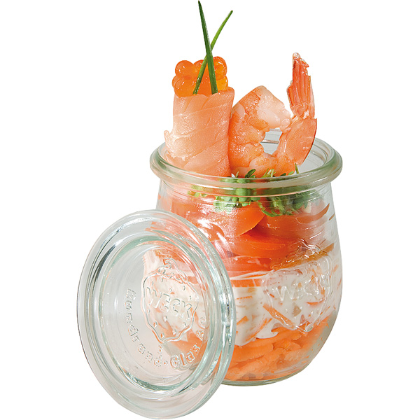 8oz Weck Lidded Display Jar Weck 762