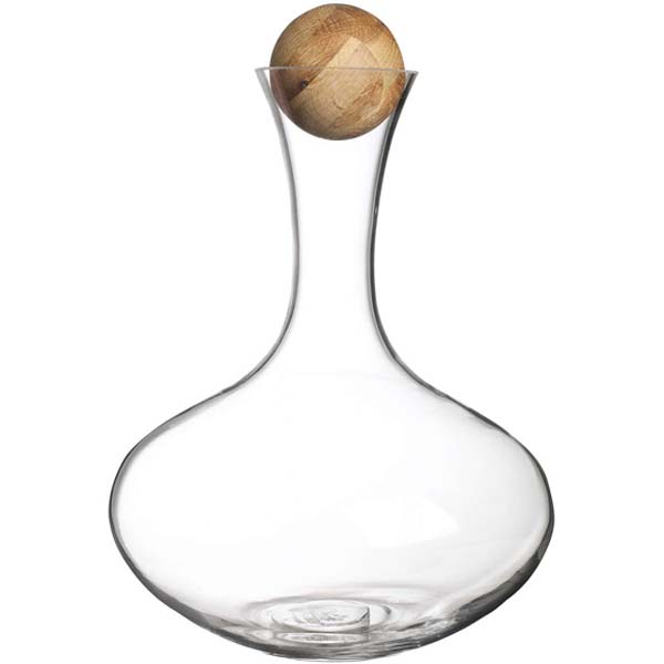 2l Sagaform Decanter W/Oak Stopper