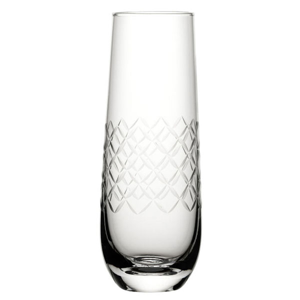 8oz Raffles Diamond Stemless Champagne