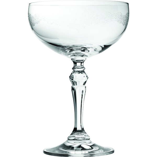 9oz Filigree Champagne Saucer