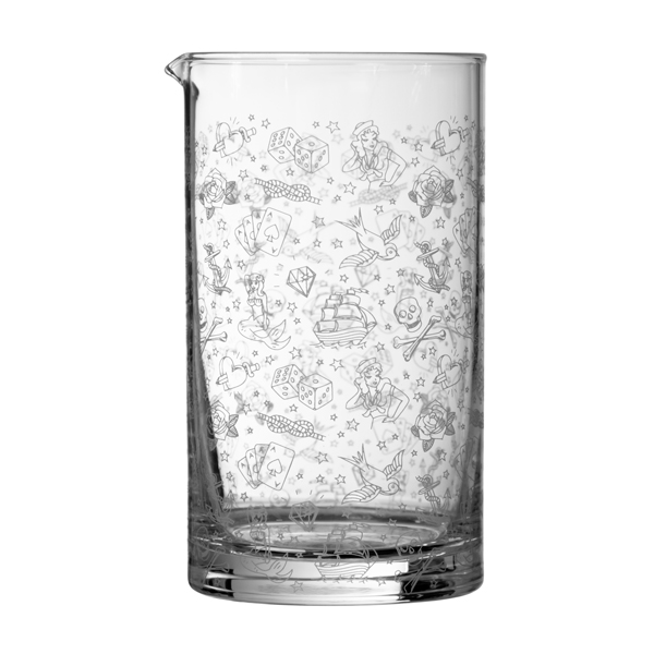 24.5oz Tattoo Mixing Glass