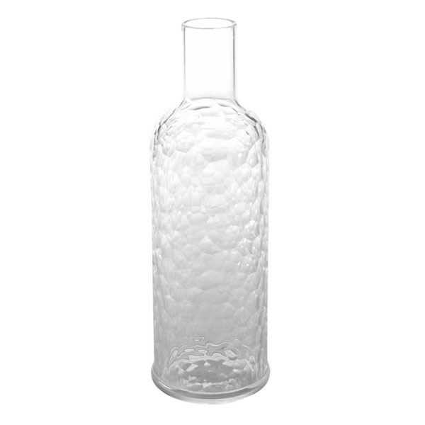 1l Pebbled Acrylic Water Bottle Clear