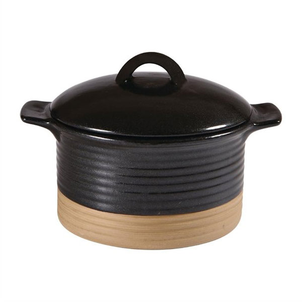 18.6oz Igneous Cocotte & Lid Black