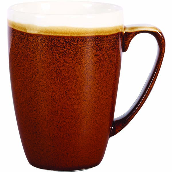 12oz Monochrome Mug Cinnamon Brown