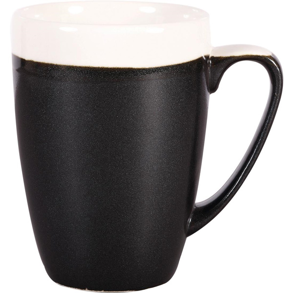 12oz Monochrome Mug Onyx Black