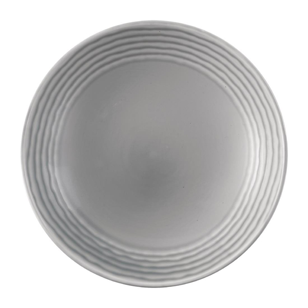 25.5cm Harvest Norse Deep Coupe Plate Grey