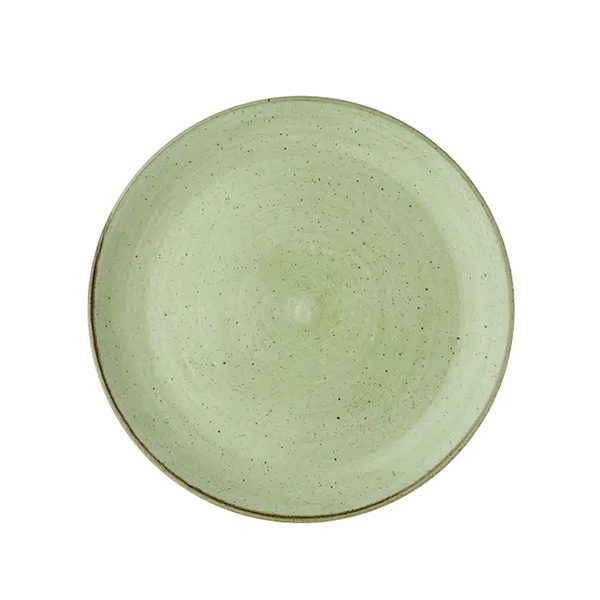 28.8cm Stonecast Coupe Plate Sage Green