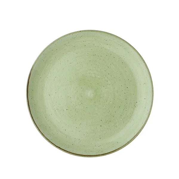 26cm Stonecast Coupe Plate Sage Green