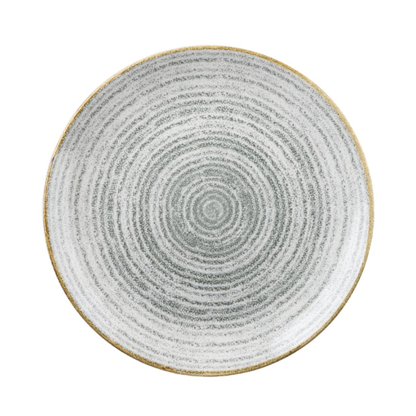 26cm Homespun Coupe Plate Stone Grey