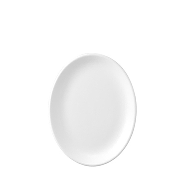 23cm White Oval Plate