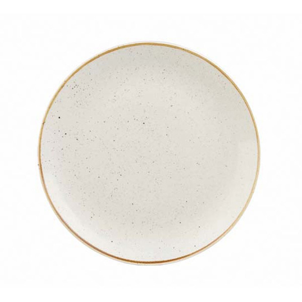 26cm Stonecast Coupe Plate Barley White