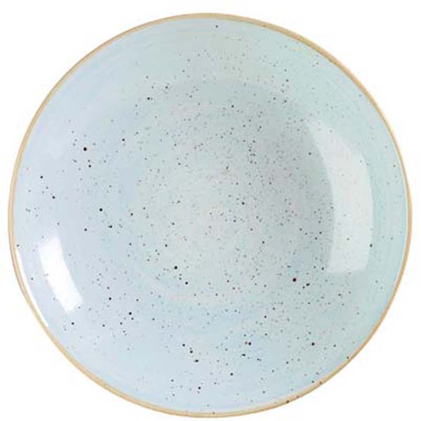 32.4cm Stonecast Coupe Plate Duck Egg Blue