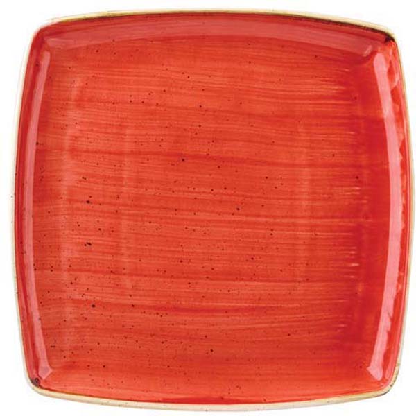 26.8cm Stonecast Deep Square Plate