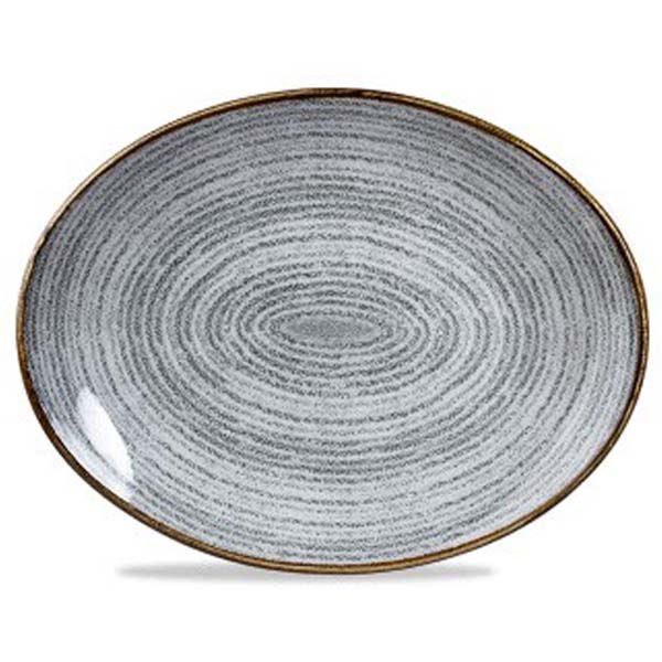 27x22.9cm Homespun Oval Coupe Plate