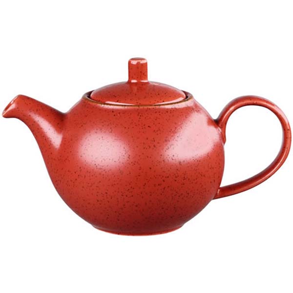 15oz Stonecast Teapot Spiced Orange