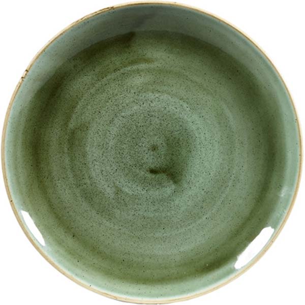 21.7cm Stonecast Coupe Plate Samphire