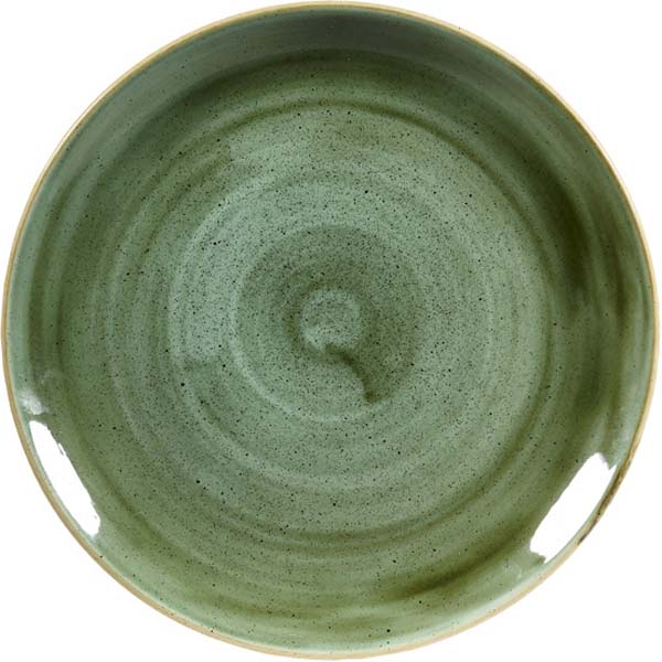 28.8cm Stonecast Coupe Plate Samphire