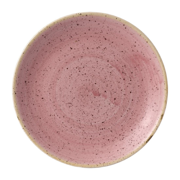 28.8cm Stonecast Coupe Plate Petal Pink