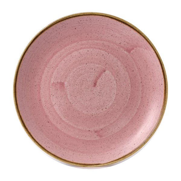 26cm Stonecast Coupe Plate Petal Pink