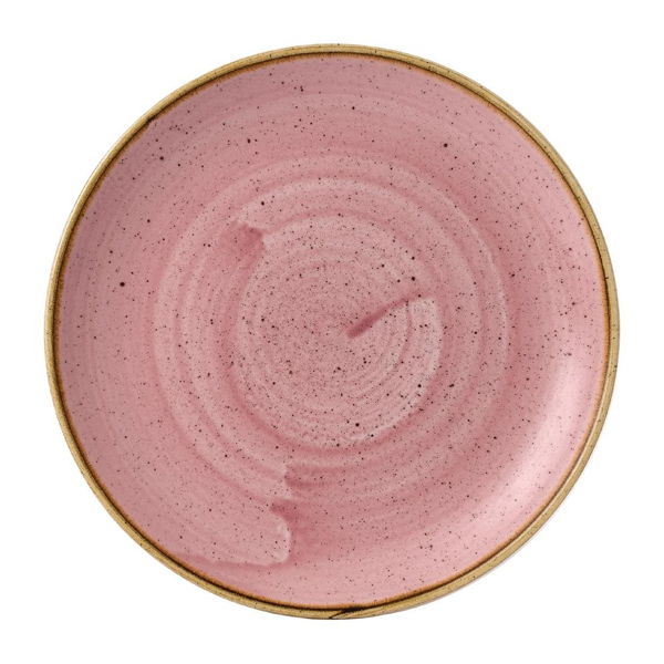 21.7cm Stonecast Coupe Plate Petal Pink