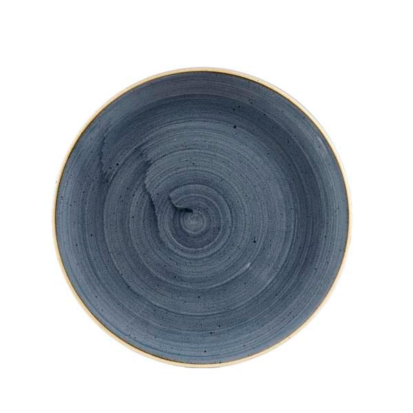 16.5cm Stonecast Coupe Plate Blueberry