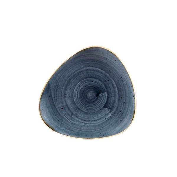 19.2cm Stonecast Triangle Plate Blueberry