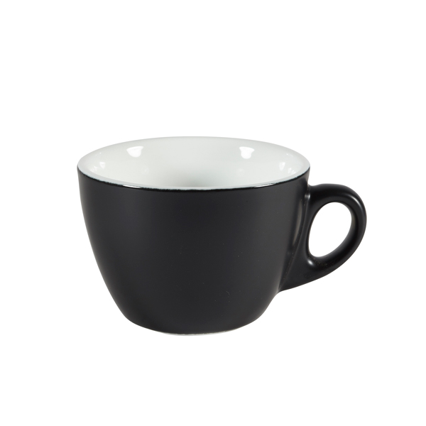 7oz Menu Shades Cappuccino Cup Ash Black