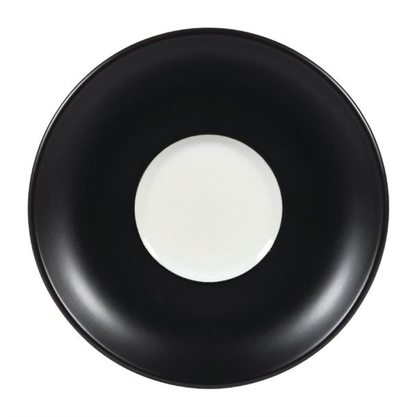 15.5cm Menu Shades Saucer Ash Black