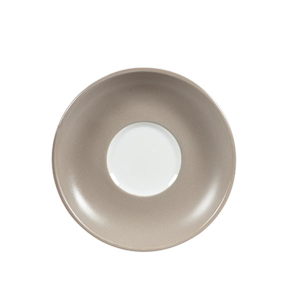 12.75cm Menu Shades Saucer Smoke Grey