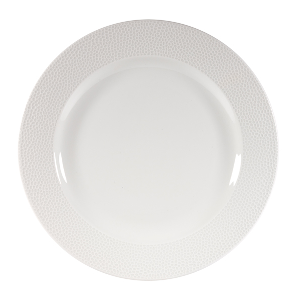 26.1cm Isla Profile Footed Plate White