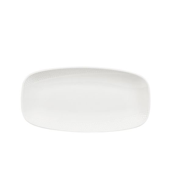 35.5x18.9cm Isla Oblong Plate White