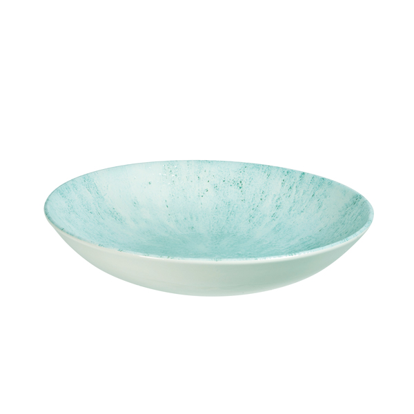 18.2cm Stone Coupe Bowl Aquamarine