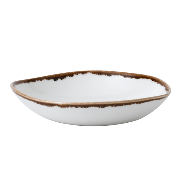 25.3cm Harvest Trace Organic Bowl Natural