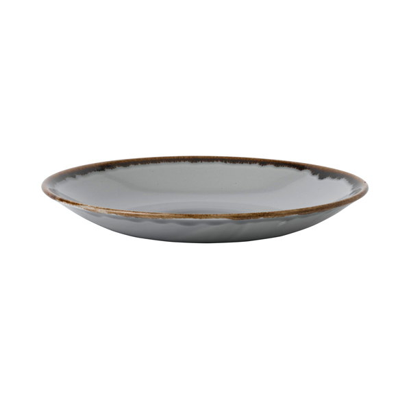 25.5cm Harvest Deep Coupe Plate Grey